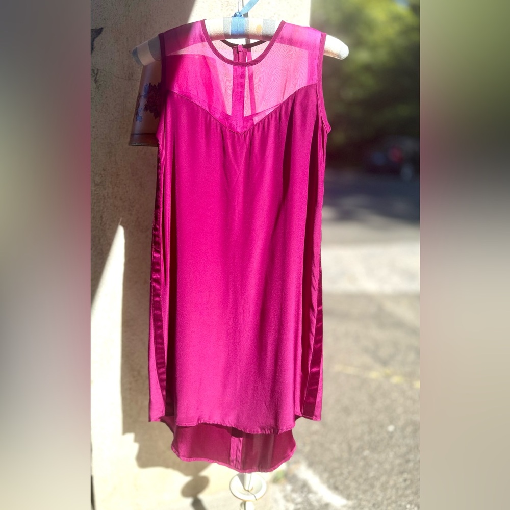 Hunter Bell NYC EARLY Pure Silk Hi-Lo Dress